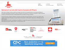 Tablet Screenshot of centrosvizzero.com